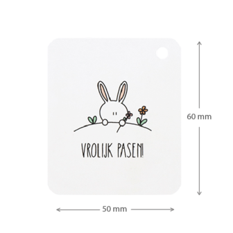 Label - Vrolijk Pasen | 50 x 60 mm