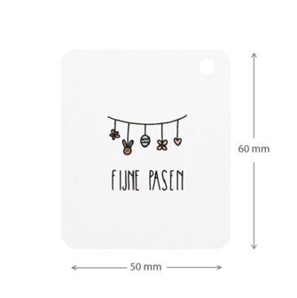 Label - Fijne Pasen | 50 x 60 mm